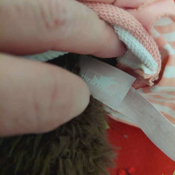 Catch Me The Monsters Cute Plush Doll with Pink Bow - Picture 6 of 8